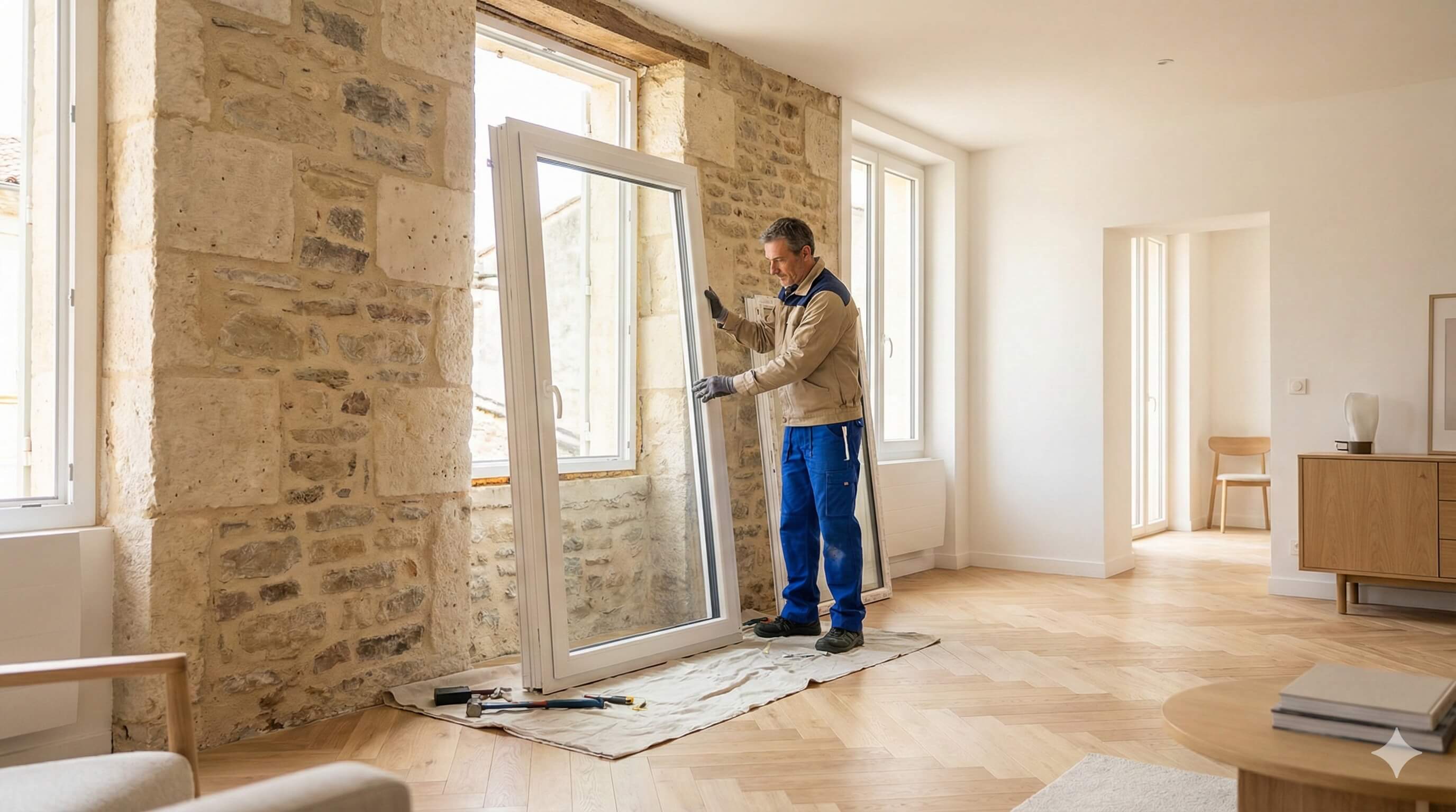 Pose de fenêtres double vitrage Ariège